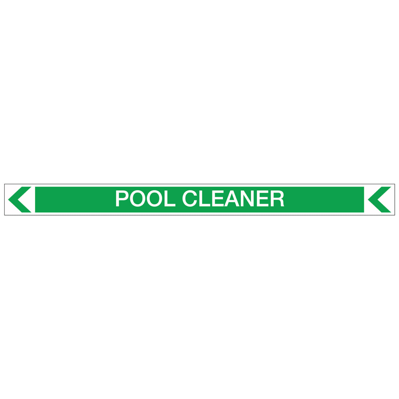 Pool/Spa - Pool Cleaner (Left) - Pipe Marker Sticker