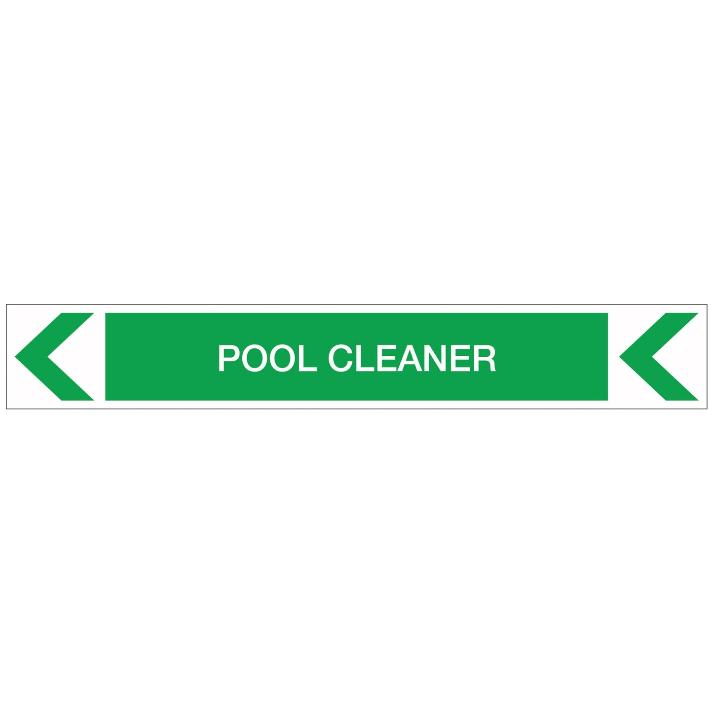 Pool/Spa - Pool Cleaner (Left) - Pipe Marker Sticker