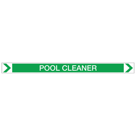 Pool/Spa - Pool Cleaner (Right) - Pipe Marker Sticker