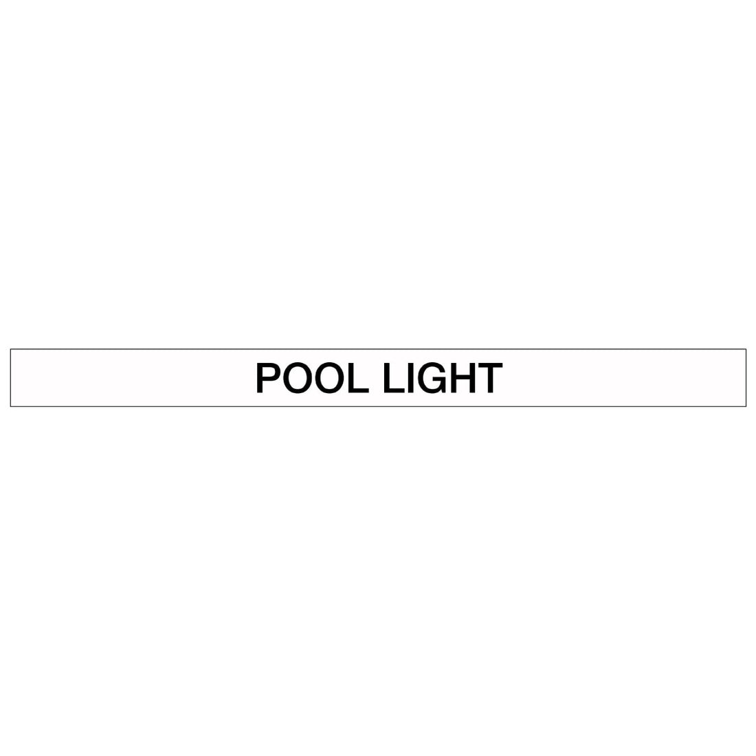 Pool/Spa - Pool Light - Pipe Marker Sticker – New Signs