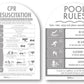 CPR Sign & Pool Rules Sign Pack Arch Grey