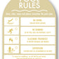 Pool Rules Sign Arch Sunshine Background