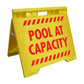 Pool At Capacity - Evarite A-Frame Sign