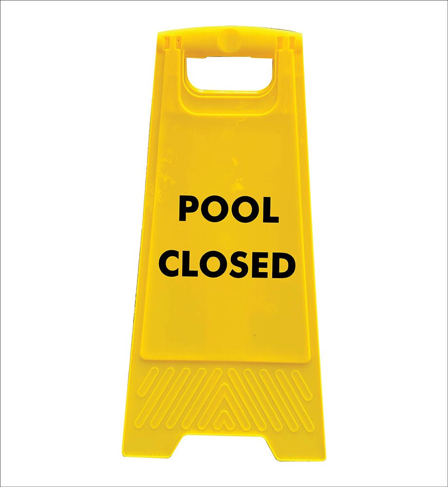 Yellow A-Frame - Pool Closed