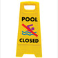 Yellow A-Frame - Pool Closed Symbol