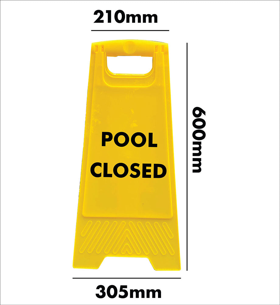 Yellow A-Frame - Pool Closed