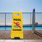 Yellow A-Frame - Pool Closed Symbol