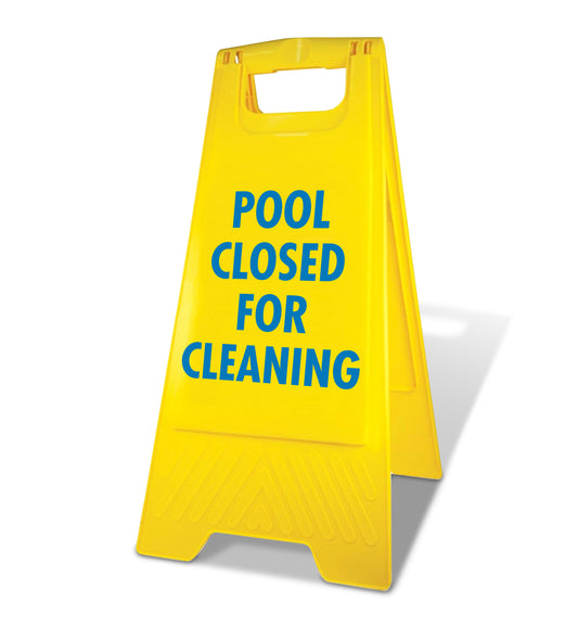 Yellow A-Frame - Pool Closed For Cleaning