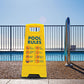 Yellow A-Frame - Pool Rules 6