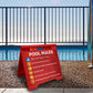 Pool Rules 7 - Evarite A-Frame Sign