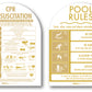 CPR Sign & Pool Rules Sign Pack Arch Sunshine