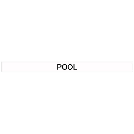 Pool/Spa - Pool - Pipe Marker Sticker