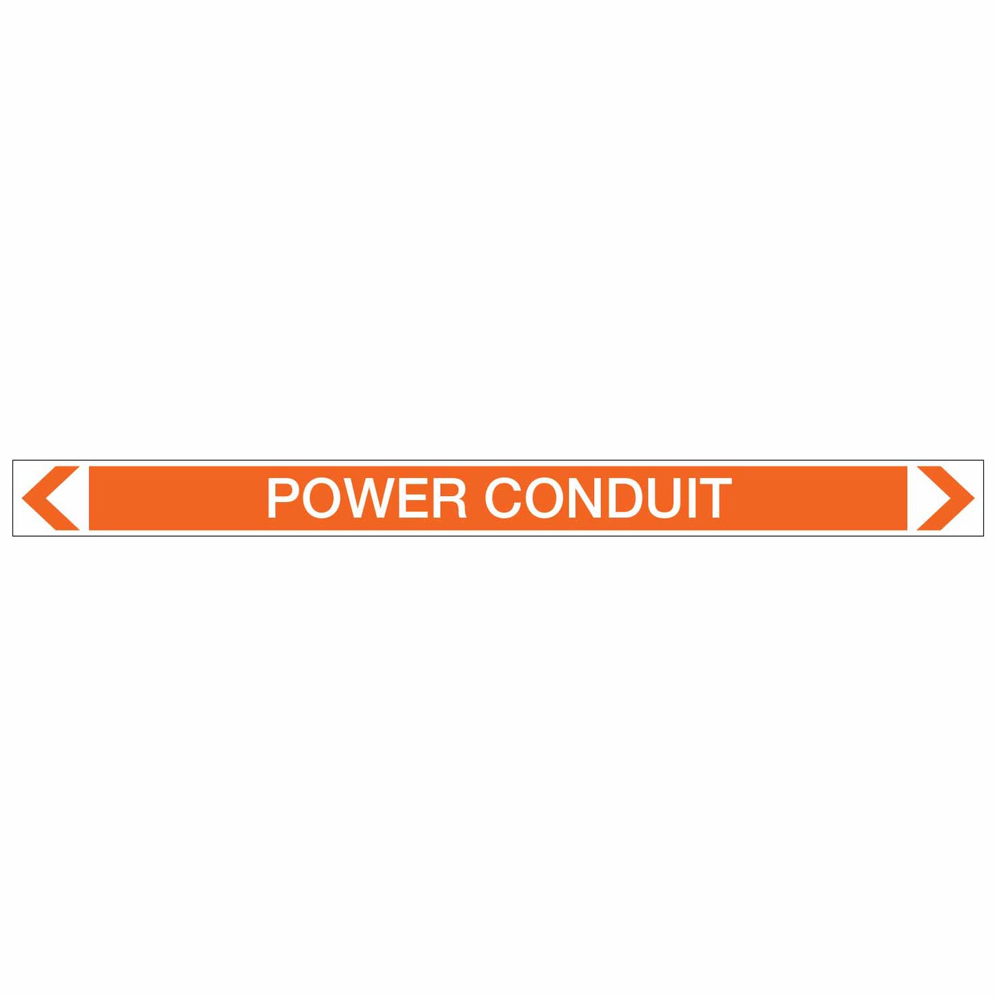 Electrical - Power Conduit - Pipe Marker Sticker