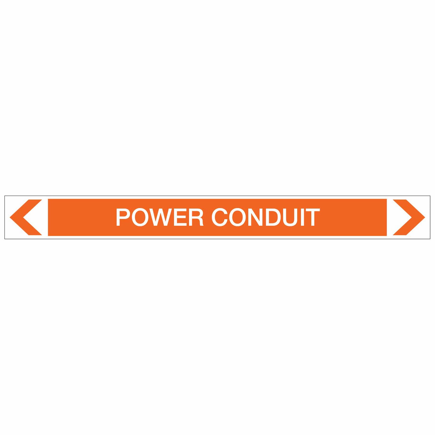 Electrical - Power Conduit - Pipe Marker Sticker