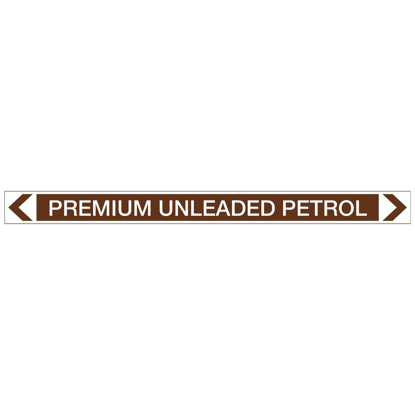 Oils - Premium Unleaded Petrol - Pipe Marker Sticker