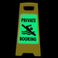 Glow In The Dark - Yellow A-Frame - Private Booking