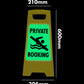 Glow In The Dark - Yellow A-Frame - Private Booking