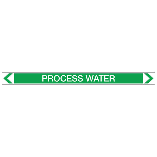 Water - Process Water - Pipe Marker Sticker