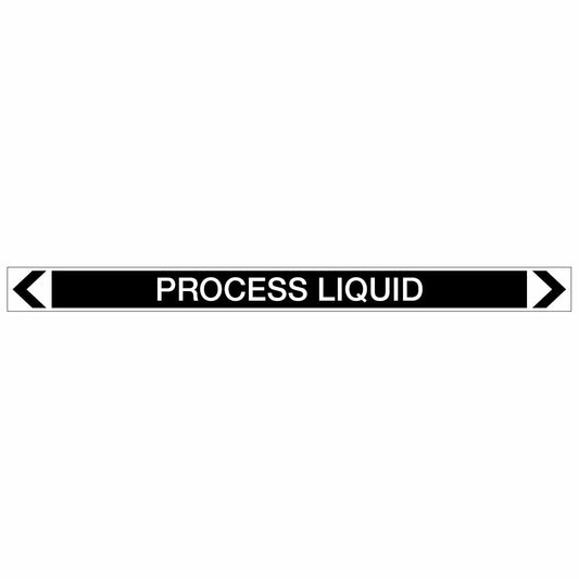 Miscellaneous - Process Liquid - Pipe Marker Sticker