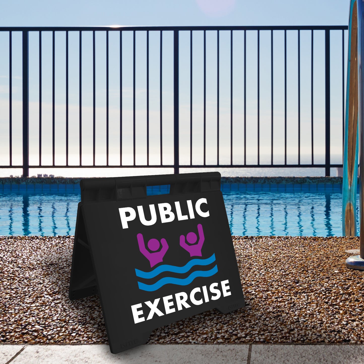 Public Exercise - Evarite A-Frame Sign