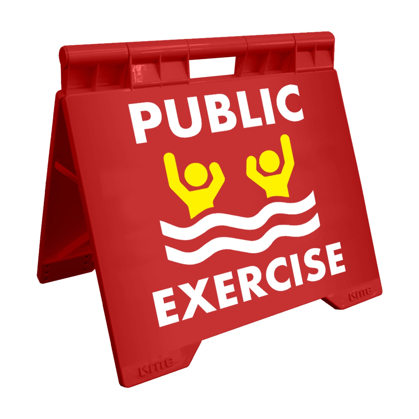 Public Exercise - Evarite A-Frame Sign