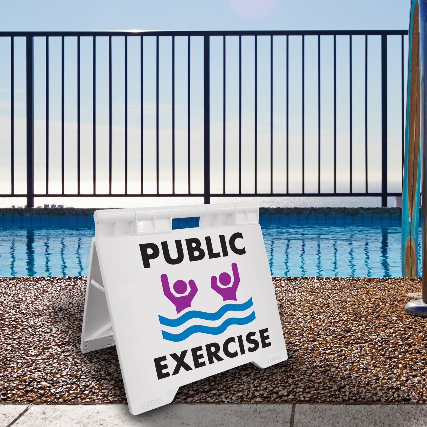 Public Exercise - Evarite A-Frame Sign