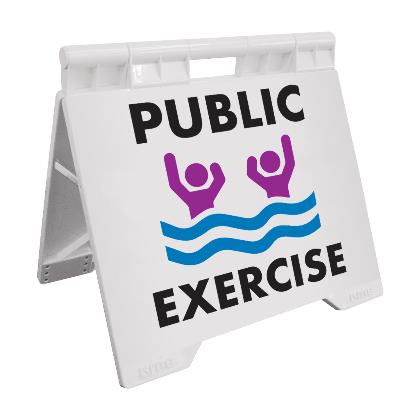 Public Exercise - Evarite A-Frame Sign