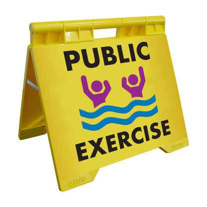 Public Exercise - Evarite A-Frame Sign