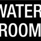 Rain Water Tank Room - Statutory Sign