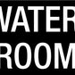 Rain Water Tank Room - Statutory Sign