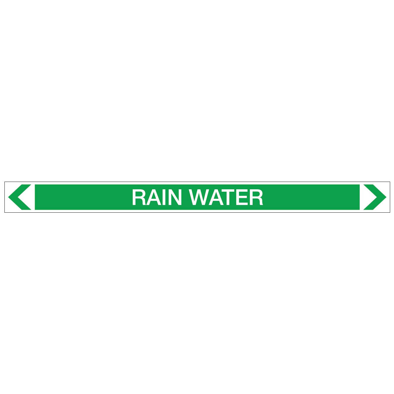 Water - Rain Water - Pipe Marker Sticker