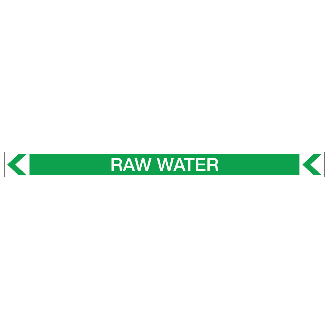 Pool/Spa - Raw Water (Left) - Pipe Marker Sticker