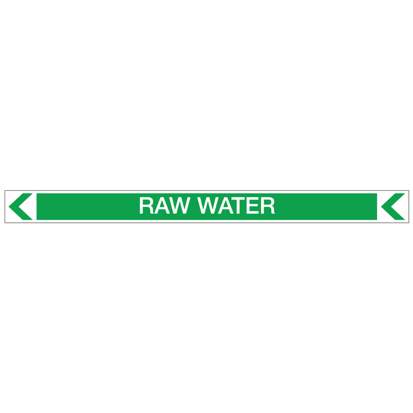 Pool/Spa - Raw Water (Left) - Pipe Marker Sticker