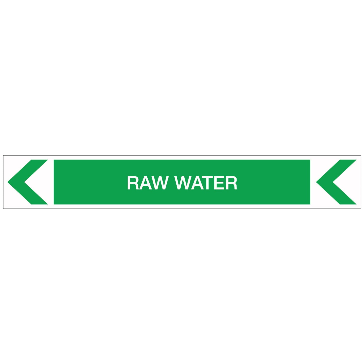 Pool/Spa - Raw Water (Left) - Pipe Marker Sticker