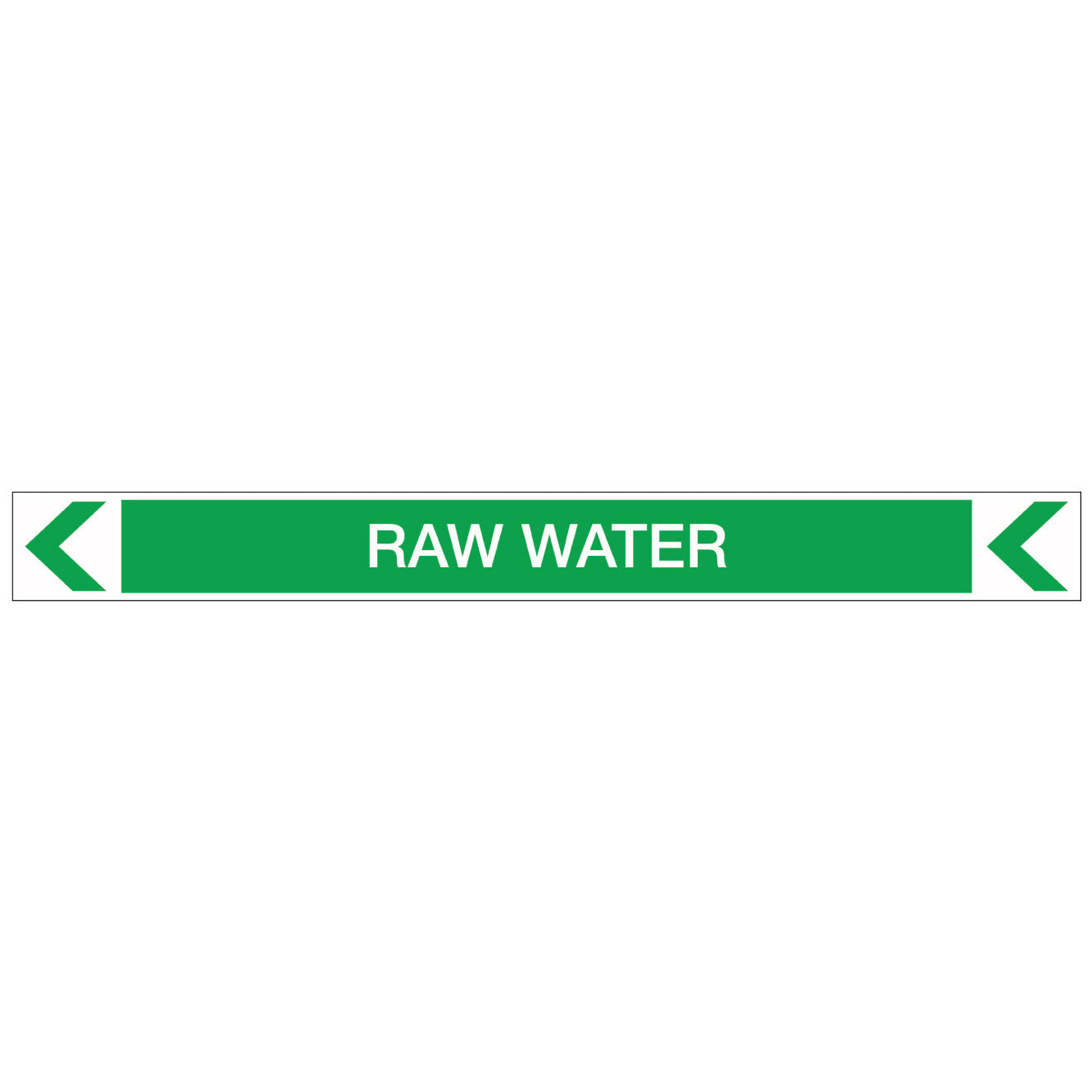 Pool/Spa - Raw Water (Left) - Pipe Marker Sticker