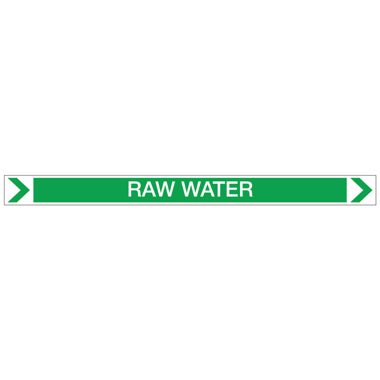 Pool/Spa - Raw Water (Right) - Pipe Marker Sticker