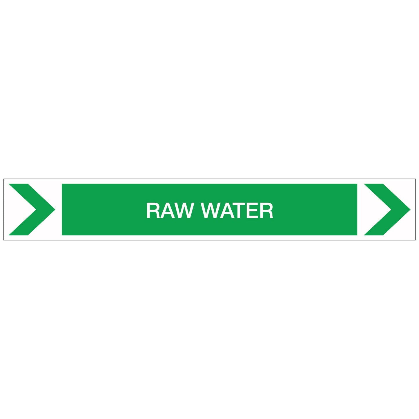 Pool/Spa - Raw Water (Right) - Pipe Marker Sticker