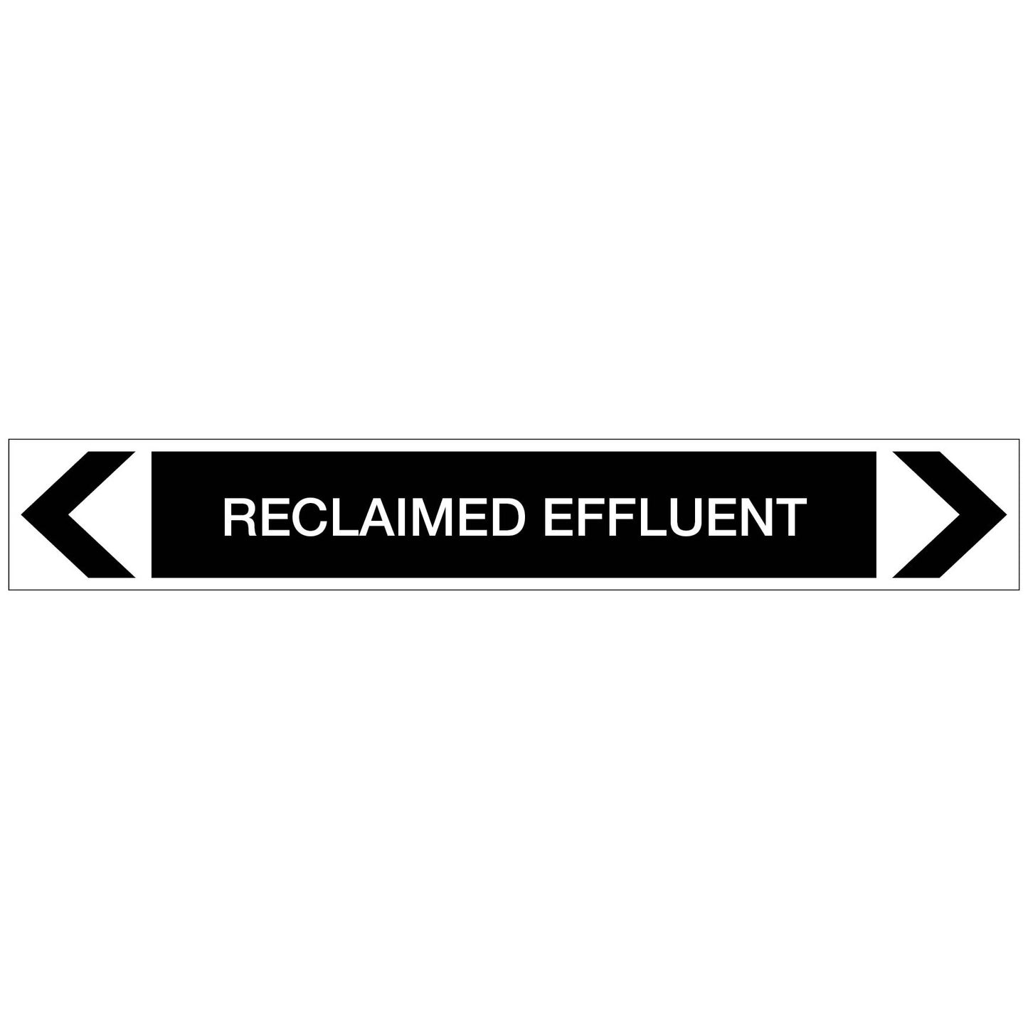 Miscellaneous - Reclaimed Effluent - Pipe Marker Sticker