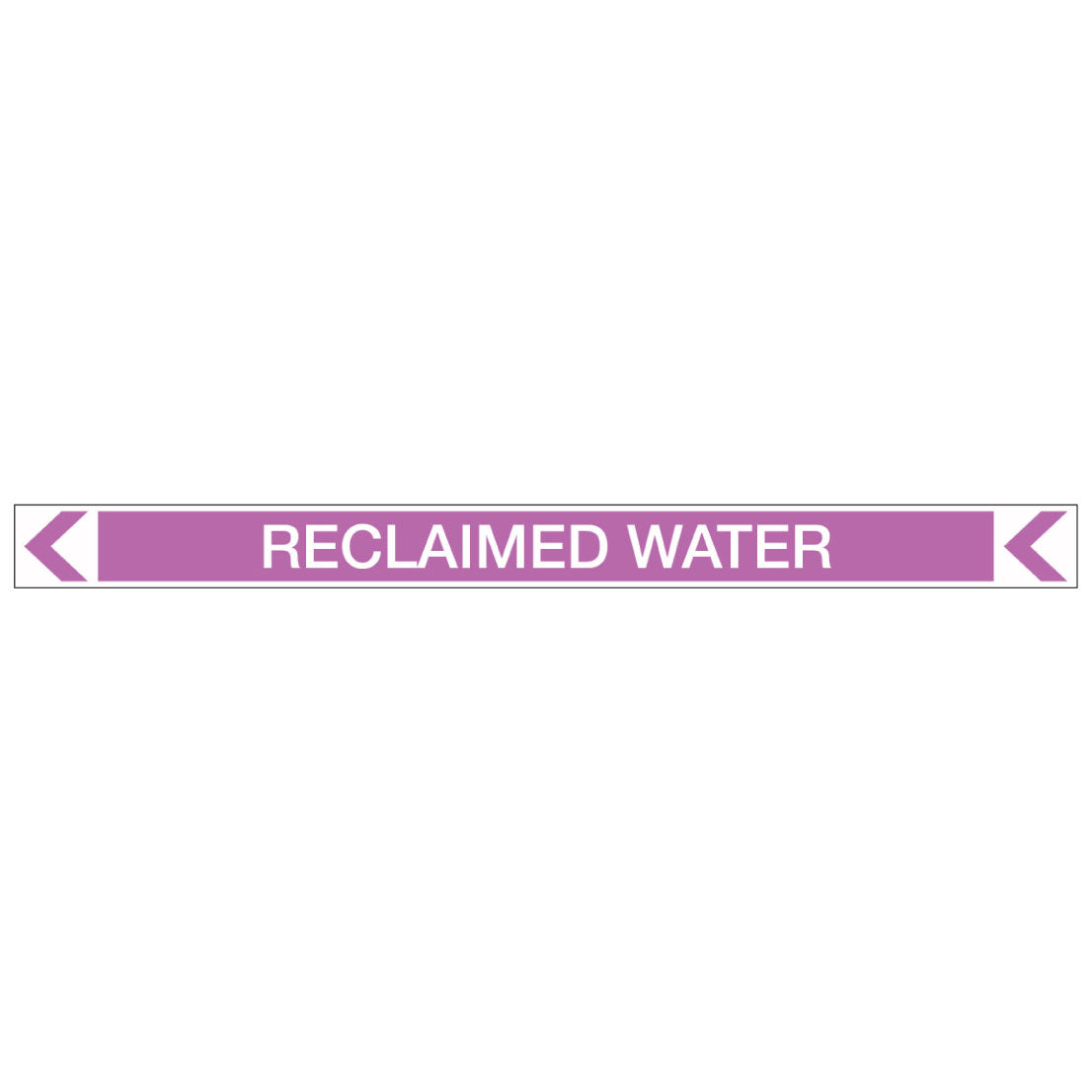 Pool/Spa - Reclaimed Water (Left) - Pipe Marker Sticker