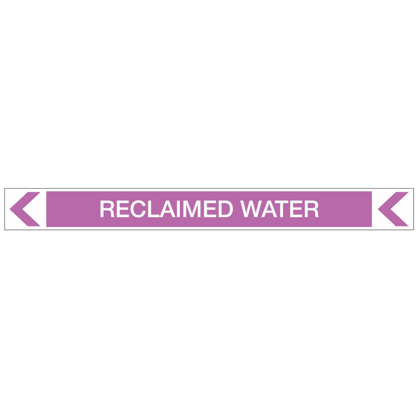 Pool/Spa - Reclaimed Water (Left) - Pipe Marker Sticker