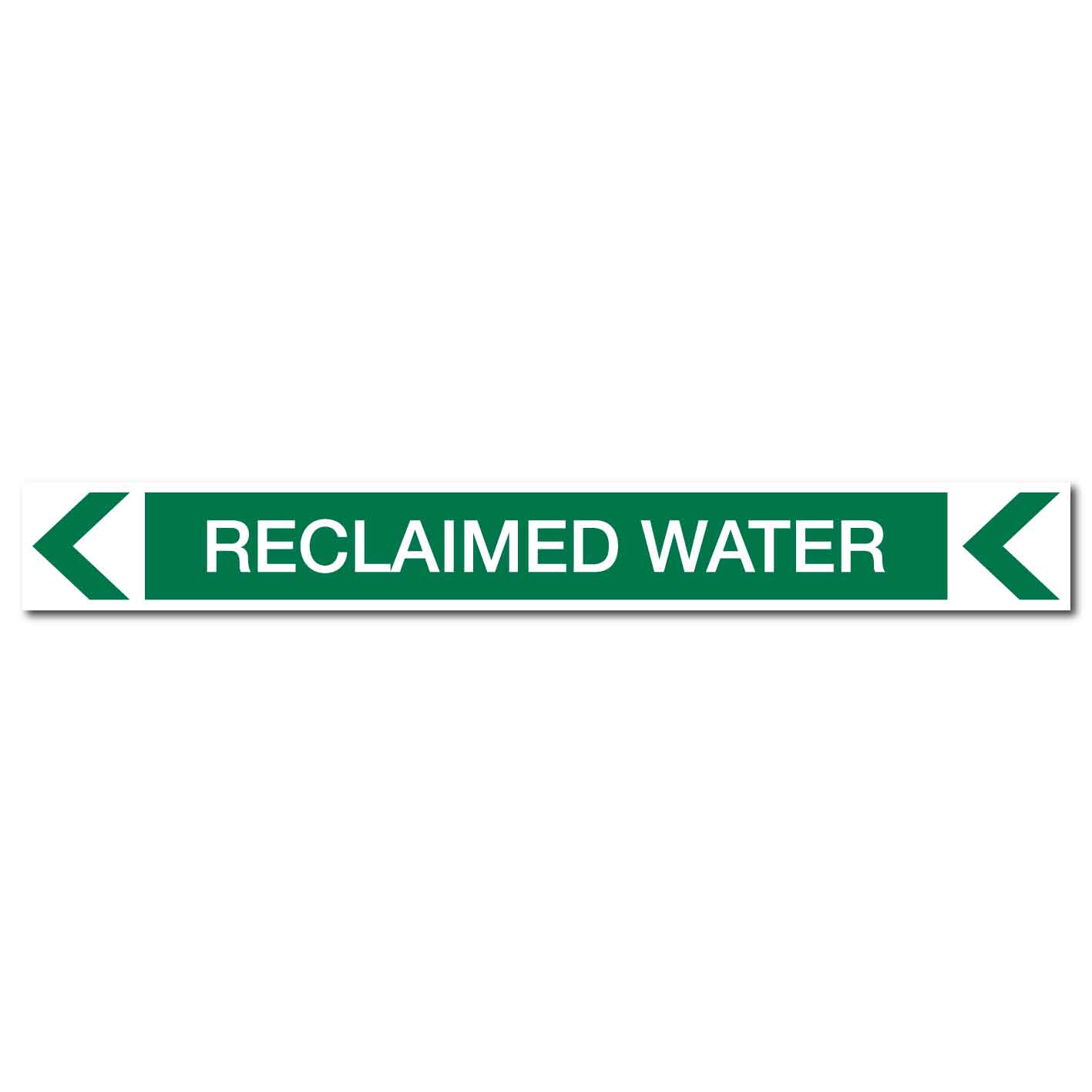 Pool/Spa - Reclaimed Water (Left) - Pipe Marker Sticker