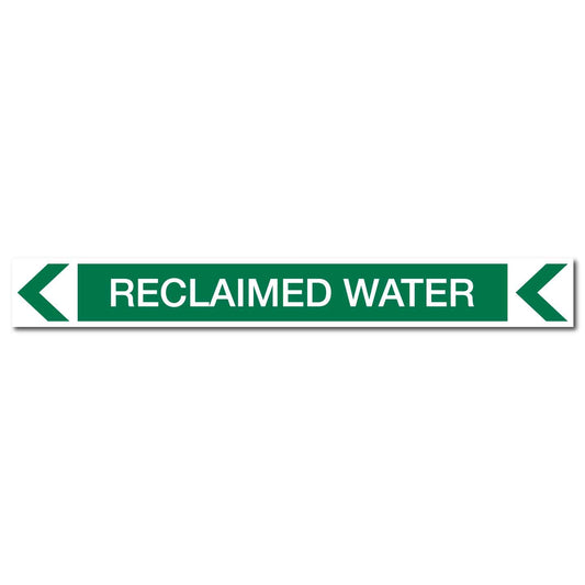 Pool/Spa - Reclaimed Water (Left) - Pipe Marker Sticker