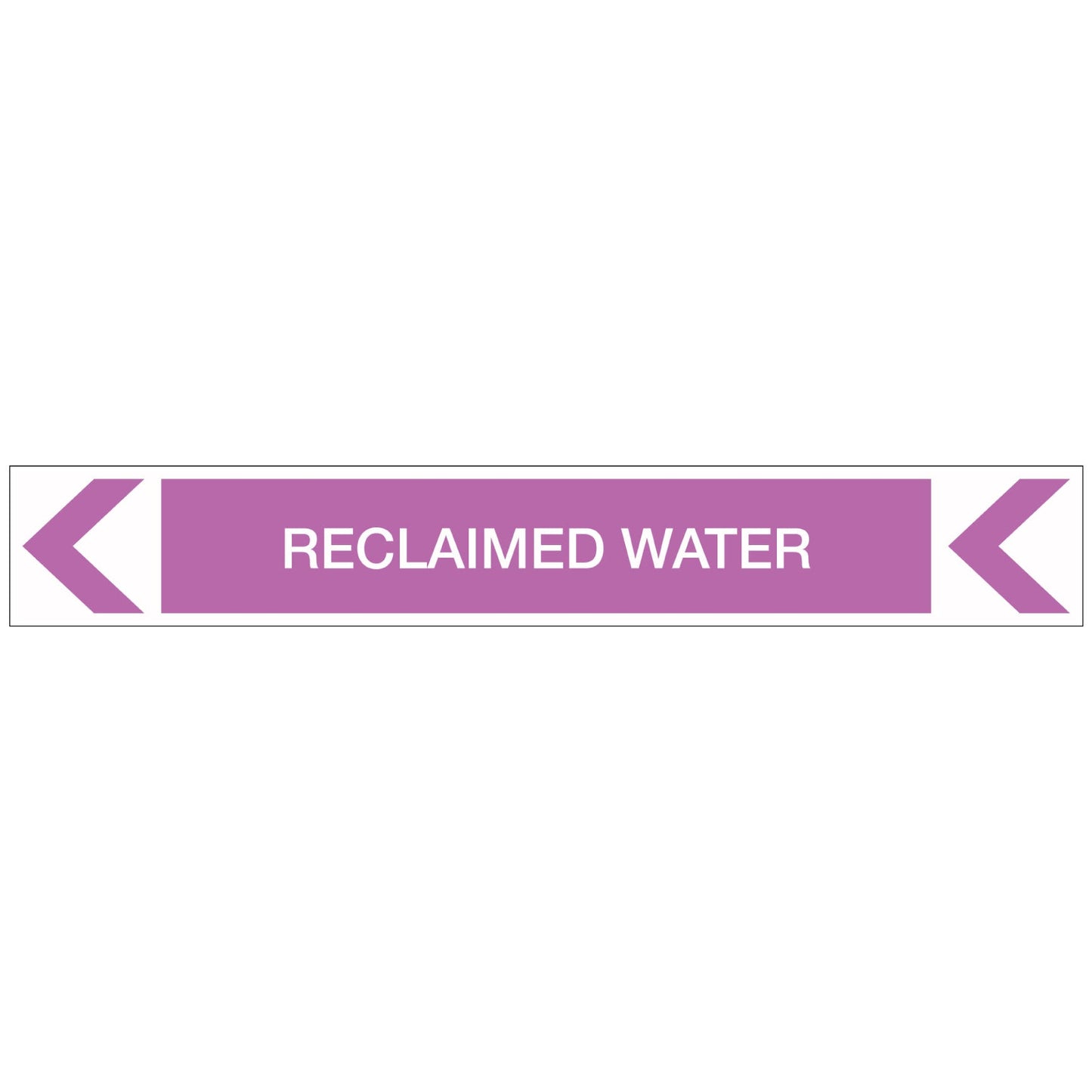 Pool/Spa - Reclaimed Water (Left) - Pipe Marker Sticker