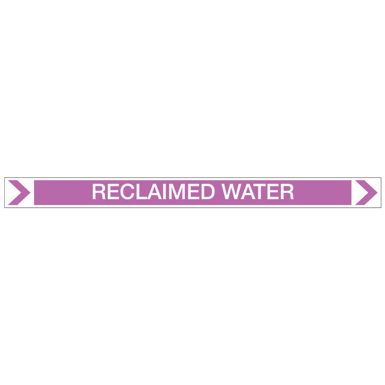 Pool/Spa - Reclaimed Water (Right) - Pipe Marker Sticker