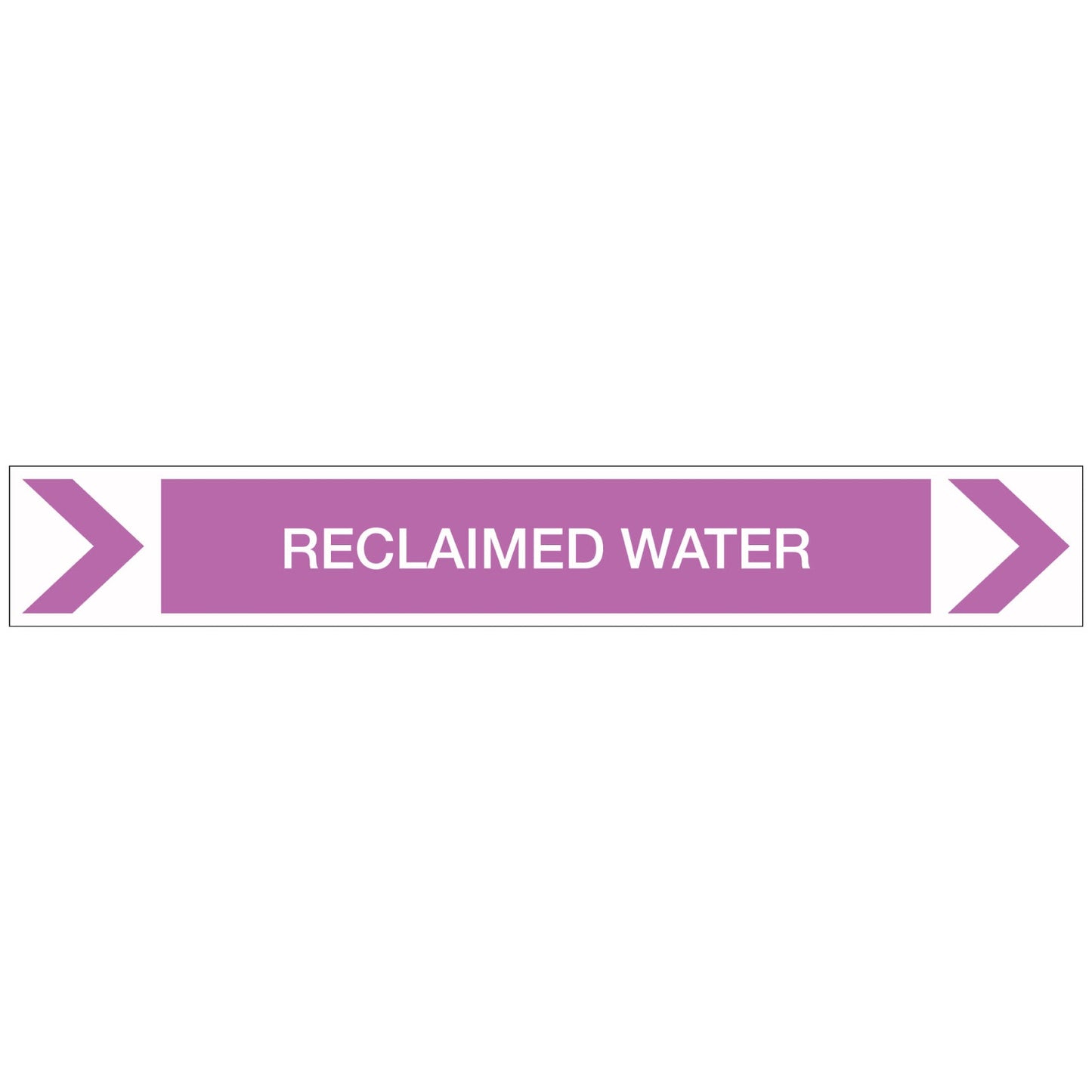 Pool/Spa - Reclaimed Water (Right) - Pipe Marker Sticker