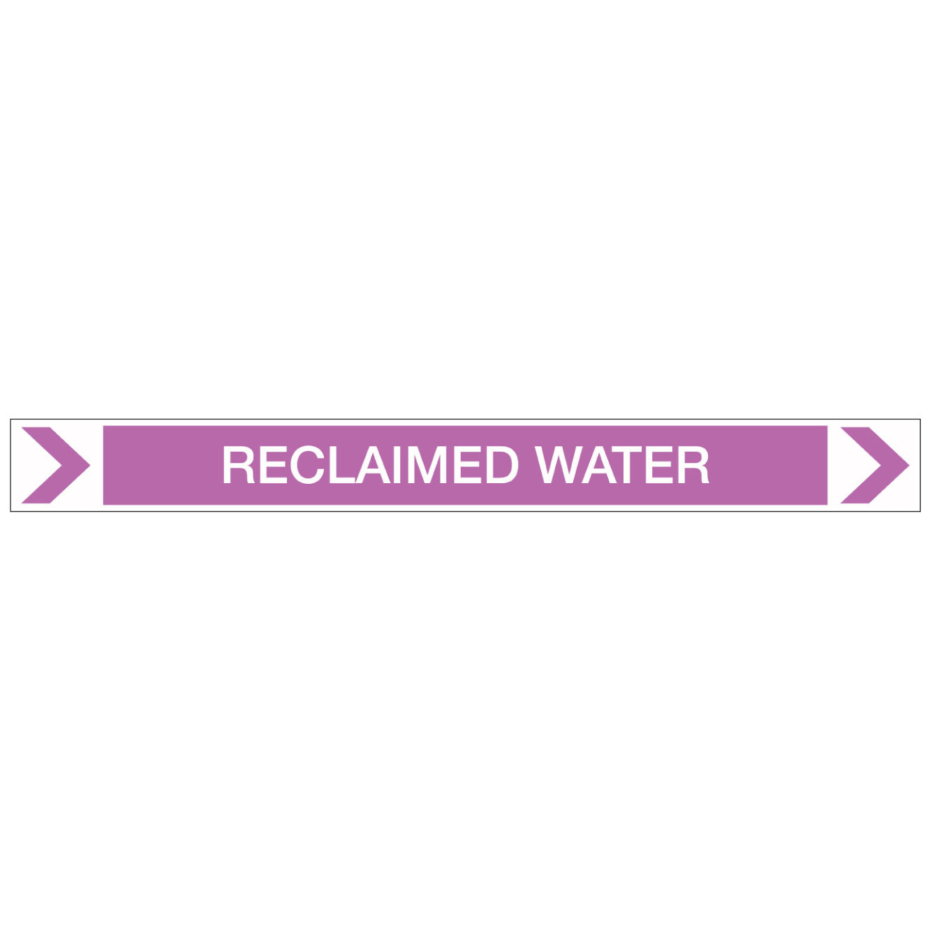 Pool/Spa - Reclaimed Water (Right) - Pipe Marker Sticker