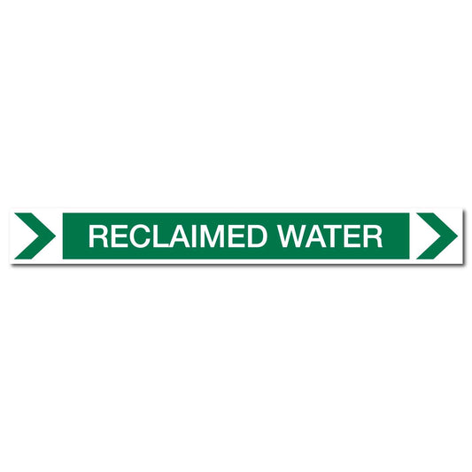 Pool/Spa - Reclaimed Water (Right) - Pipe Marker Sticker