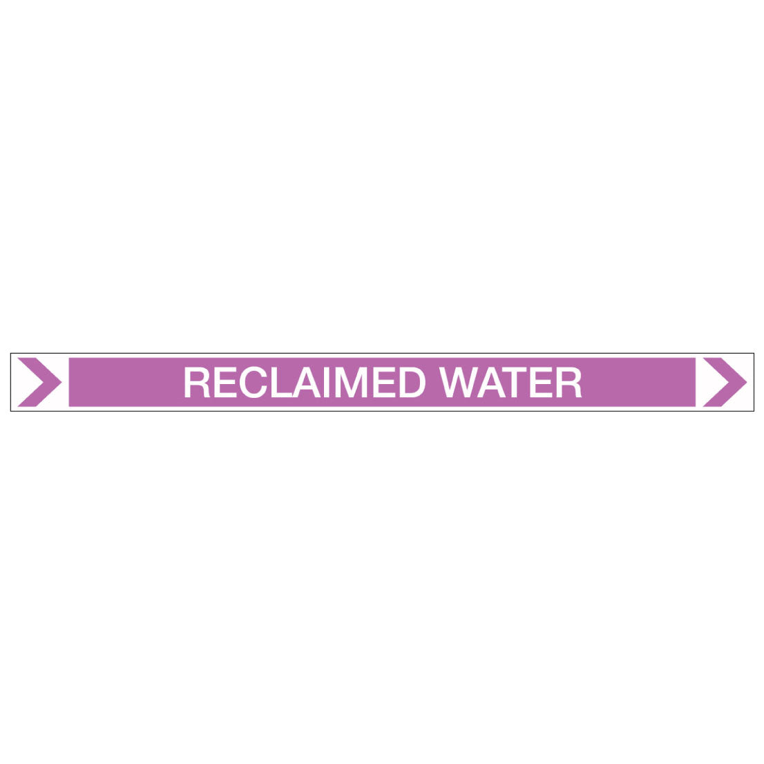 Pool/Spa - Reclaimed Water (Right) - Pipe Marker Sticker