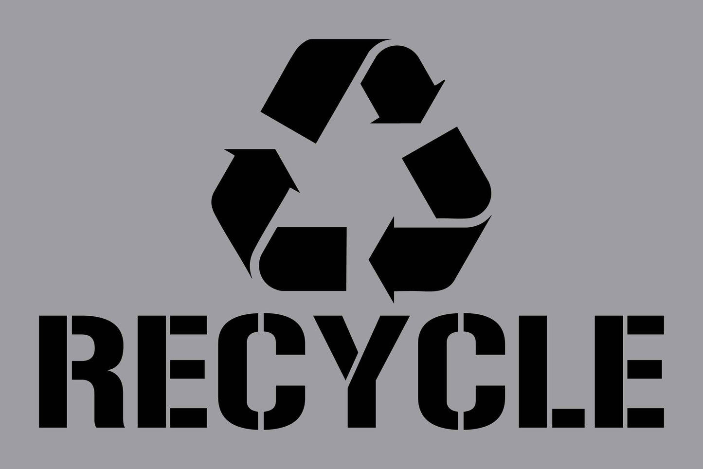 Recycle - Aluminium Composite Stencil