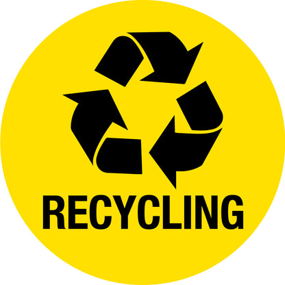 Recycling Circle Bin Sticker